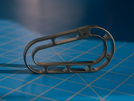 Titanium Skeleton EDM Carabiner