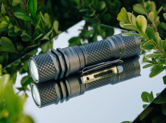 Mini LEP Cosmos - Laser Flashlight 14500 By Maratac® - Gray