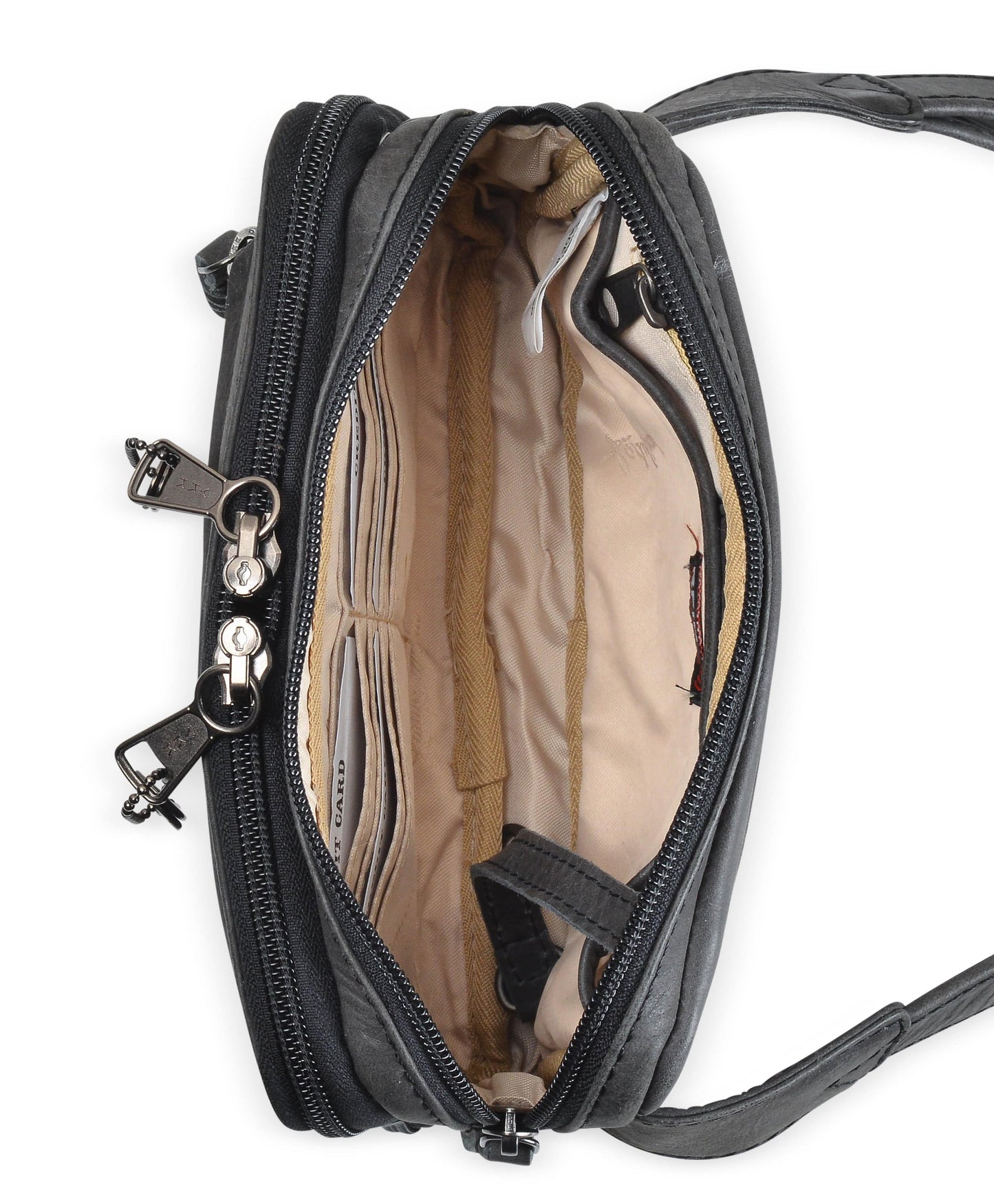 Concealed Carry Kailey Leather Purse Pack by Lady Conceal