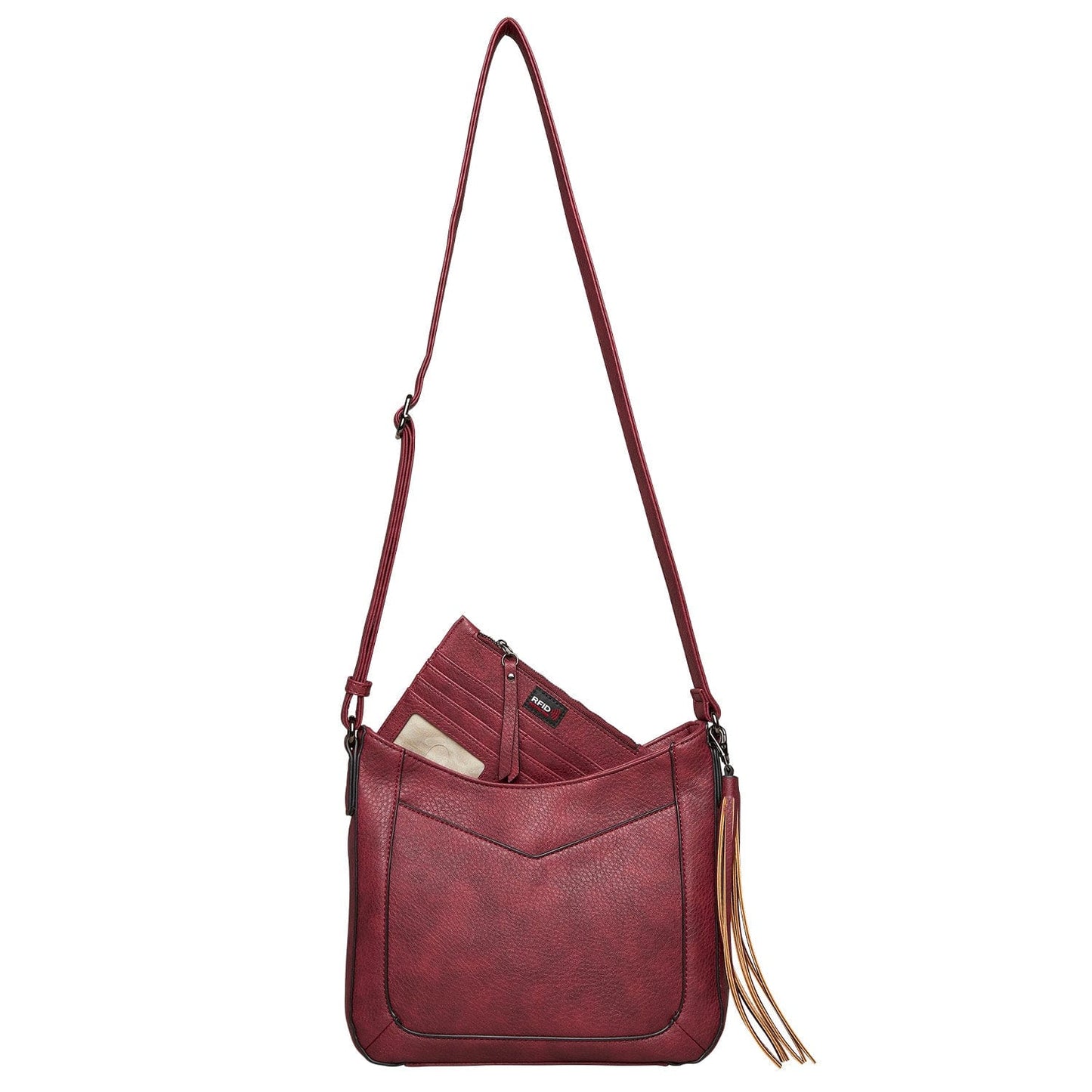 Concealed Carry Emery Crossbody with RFID Slim Wallet by Lady Conceal