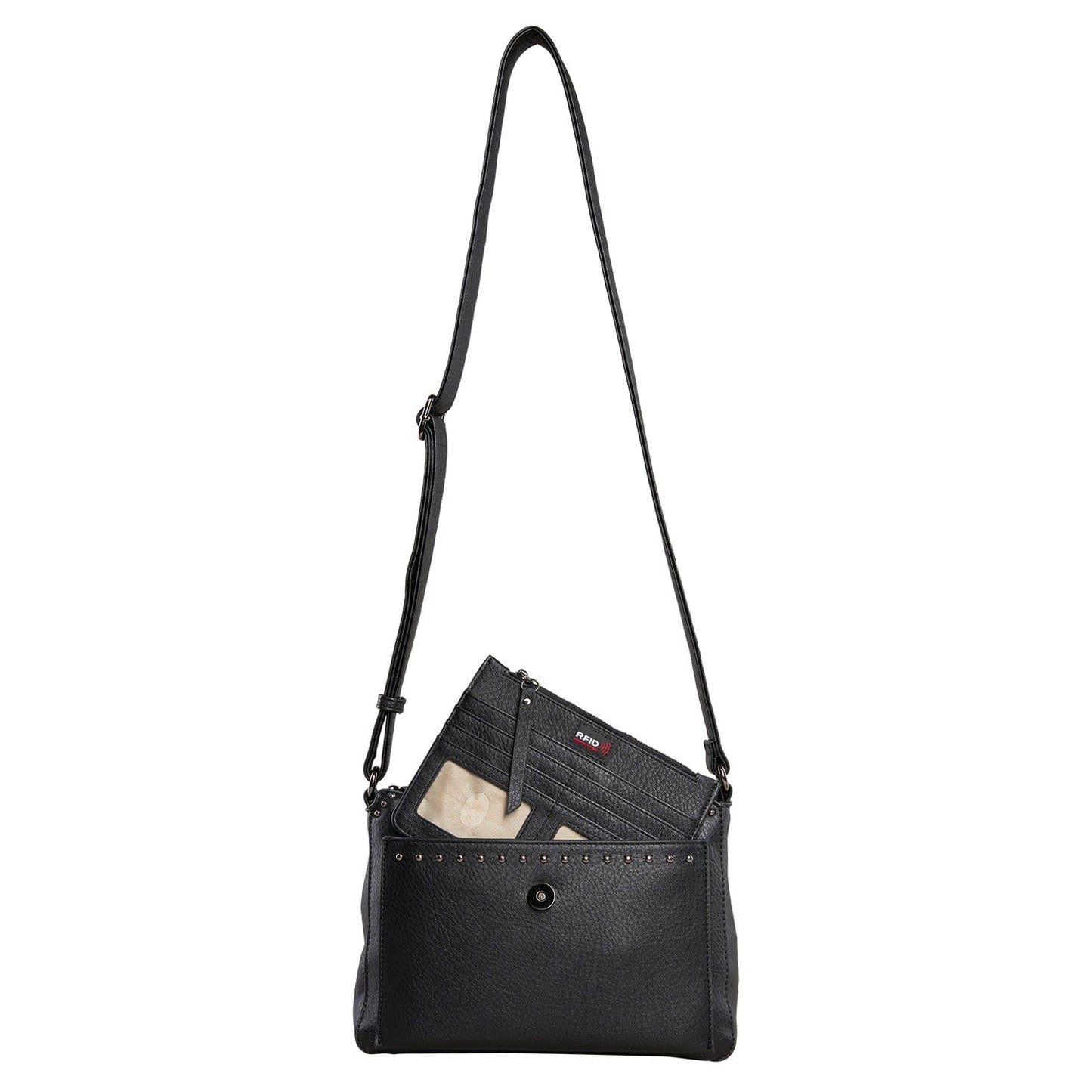 Concealed Carry Kinsley Crossbody with RFID Slim Wallet by Lady Conceal