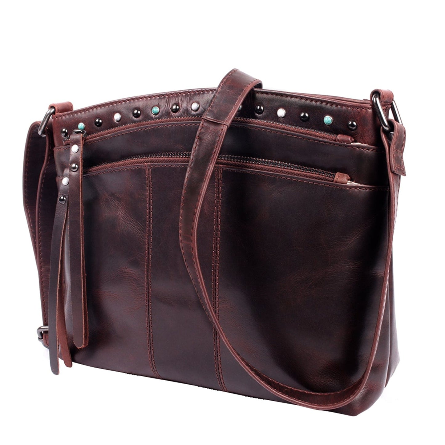 Concealed Carry Brynn Leather Crossbody by Lady Conceal