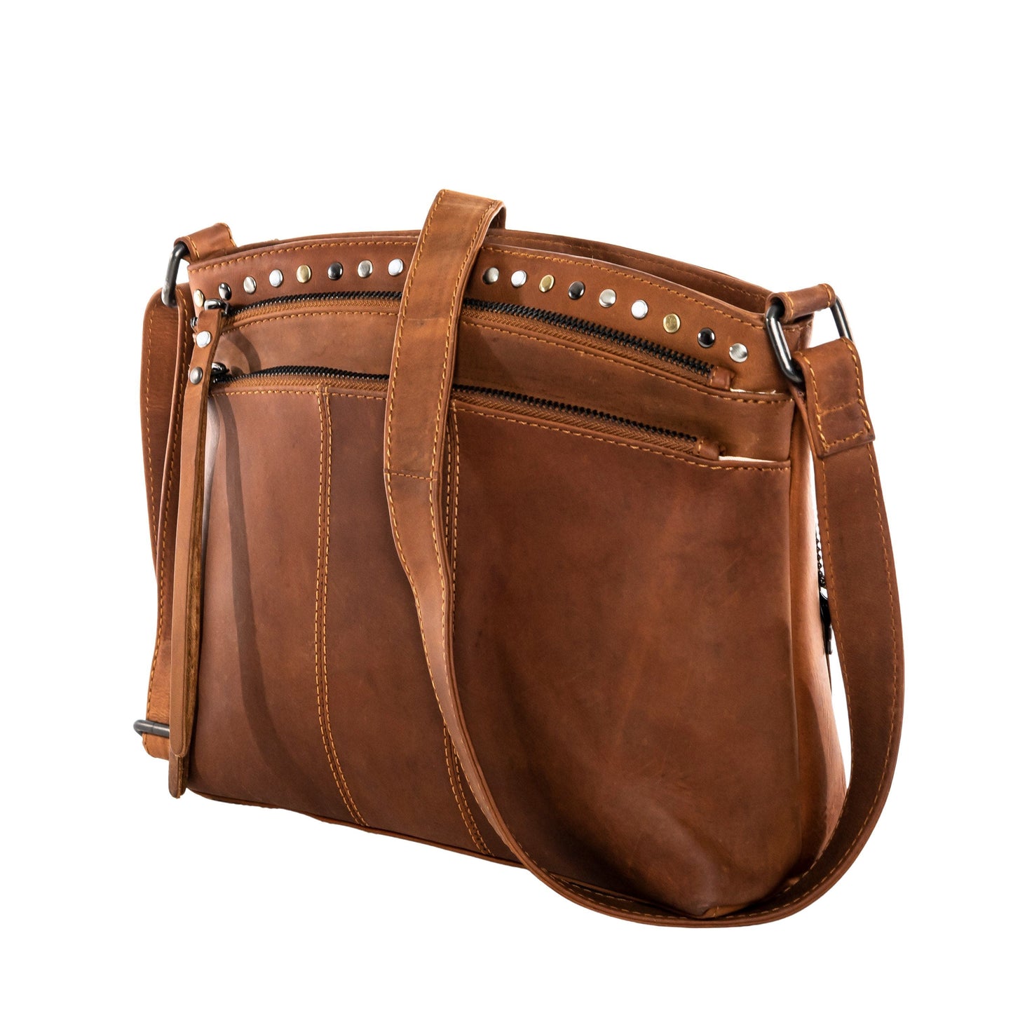 Concealed Carry Brynn Leather Crossbody by Lady Conceal