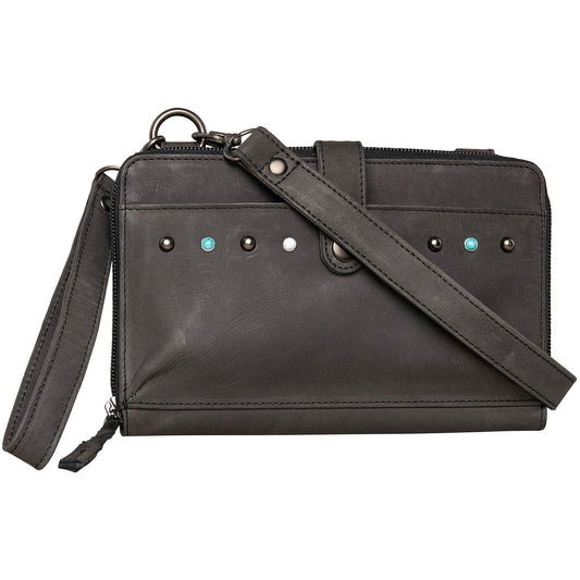 Concealed Carry Millie Leather Crossbody Organizer by Lady Conceal - Small