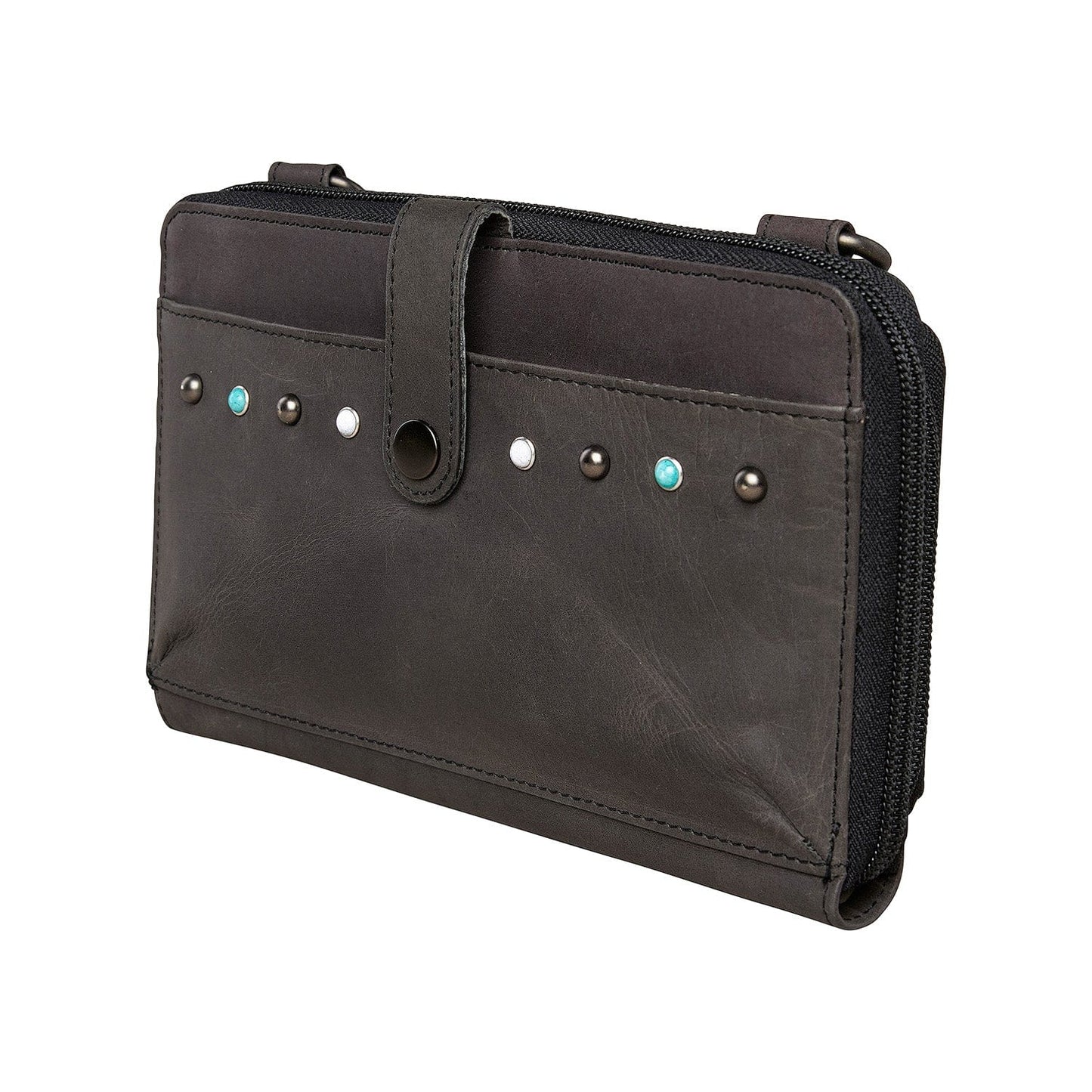 Concealed Carry Millie Leather Crossbody Organizer by Lady Conceal - Small