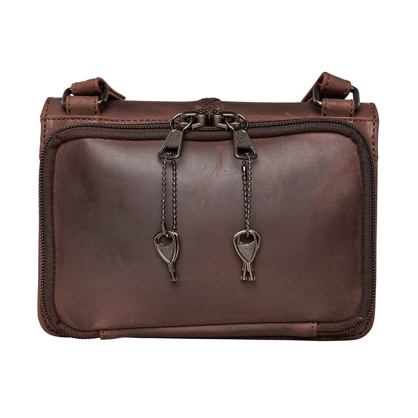 Concealed Carry Jolene Leather Crossbody Organizer by Lady Conceal