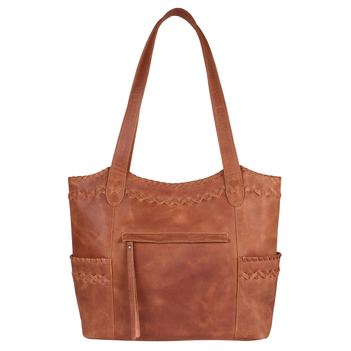 Concealed Carry Kendall Leather Tote by Lady Conceal