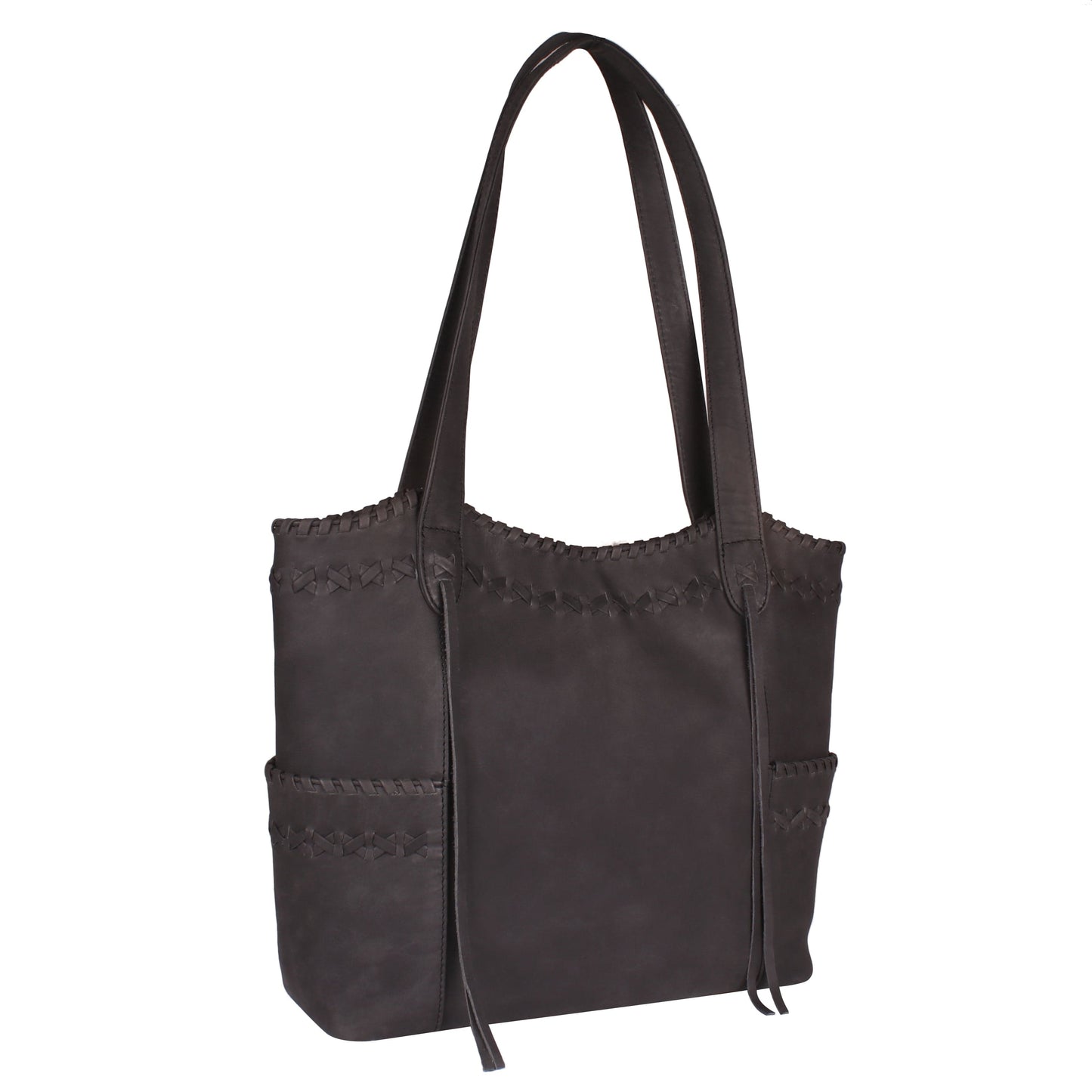 Concealed Carry Kendall Leather Tote by Lady Conceal