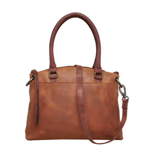 Concealed Carry Whitely Leather Satchel by Lady Conceal