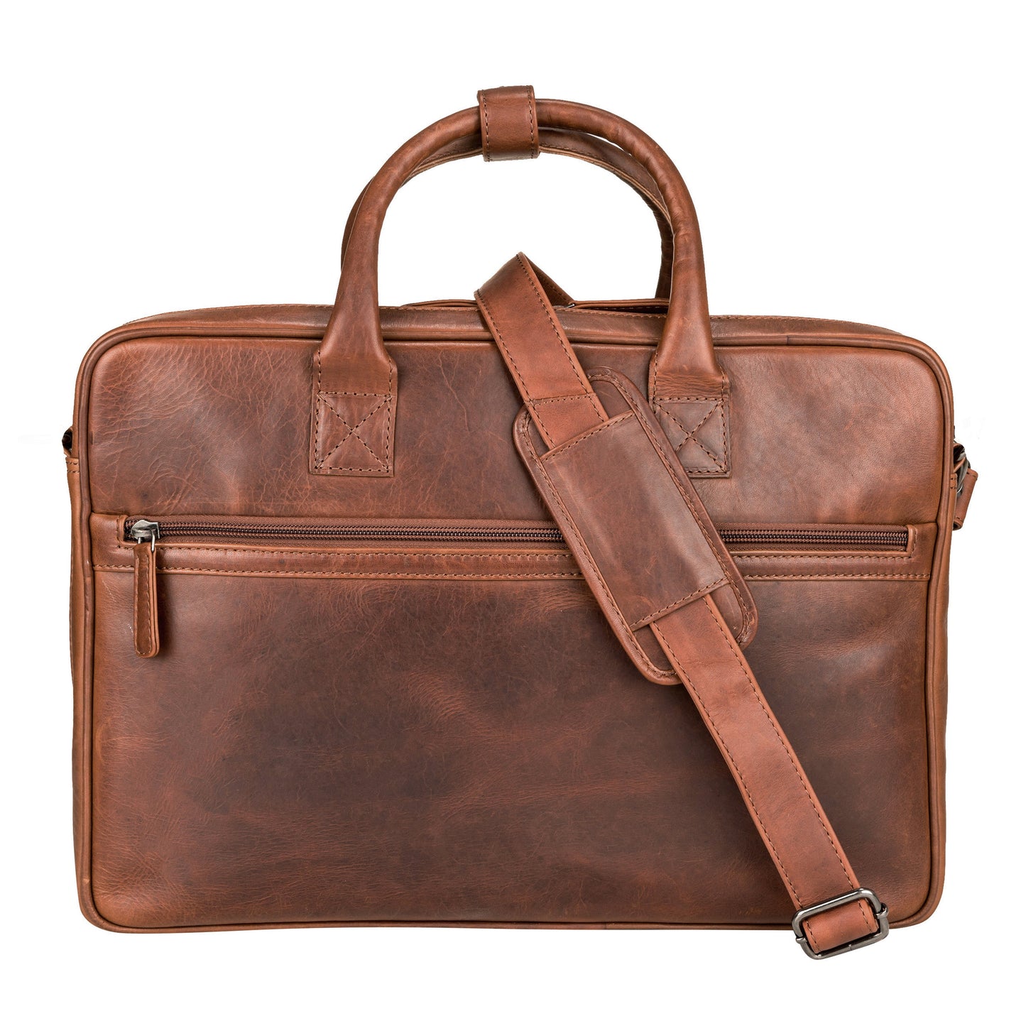 Concealed Carry Hayden Leather Computer Briefcase with RFID Organizer