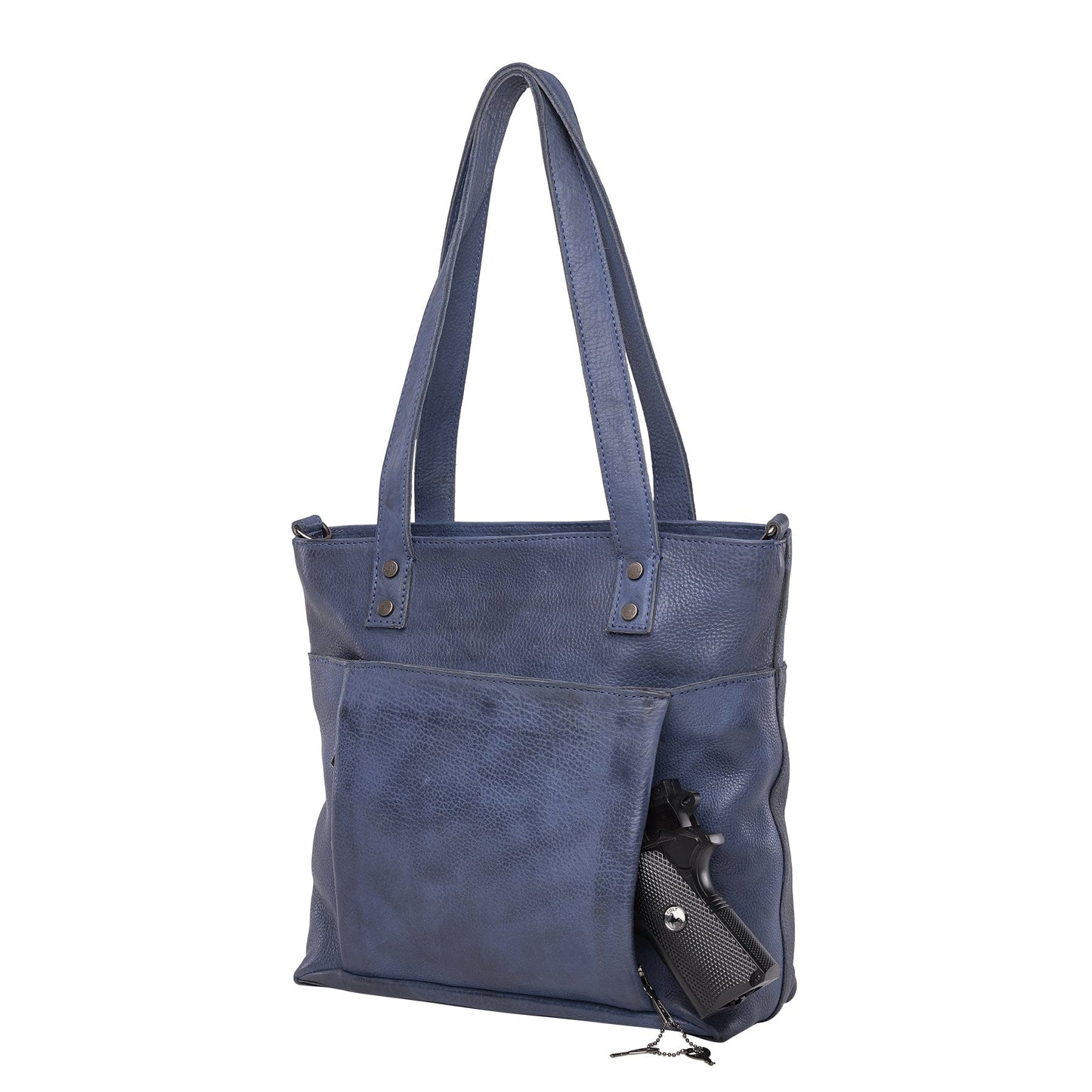 Concealed Carry Eden Leather Tote by Lady Conceal