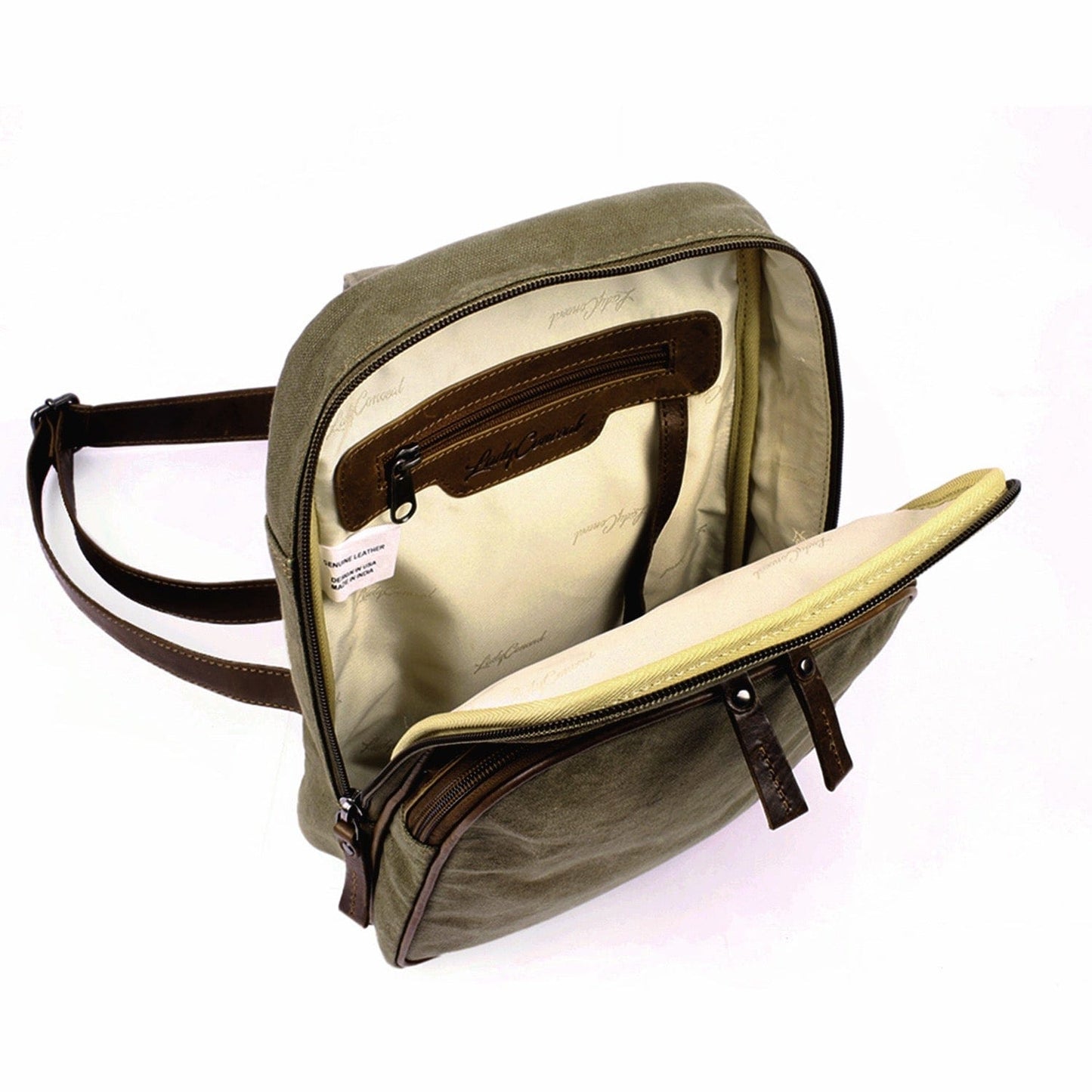 Concealed Carry Unisex Kennedy Canvas Sling Backpack