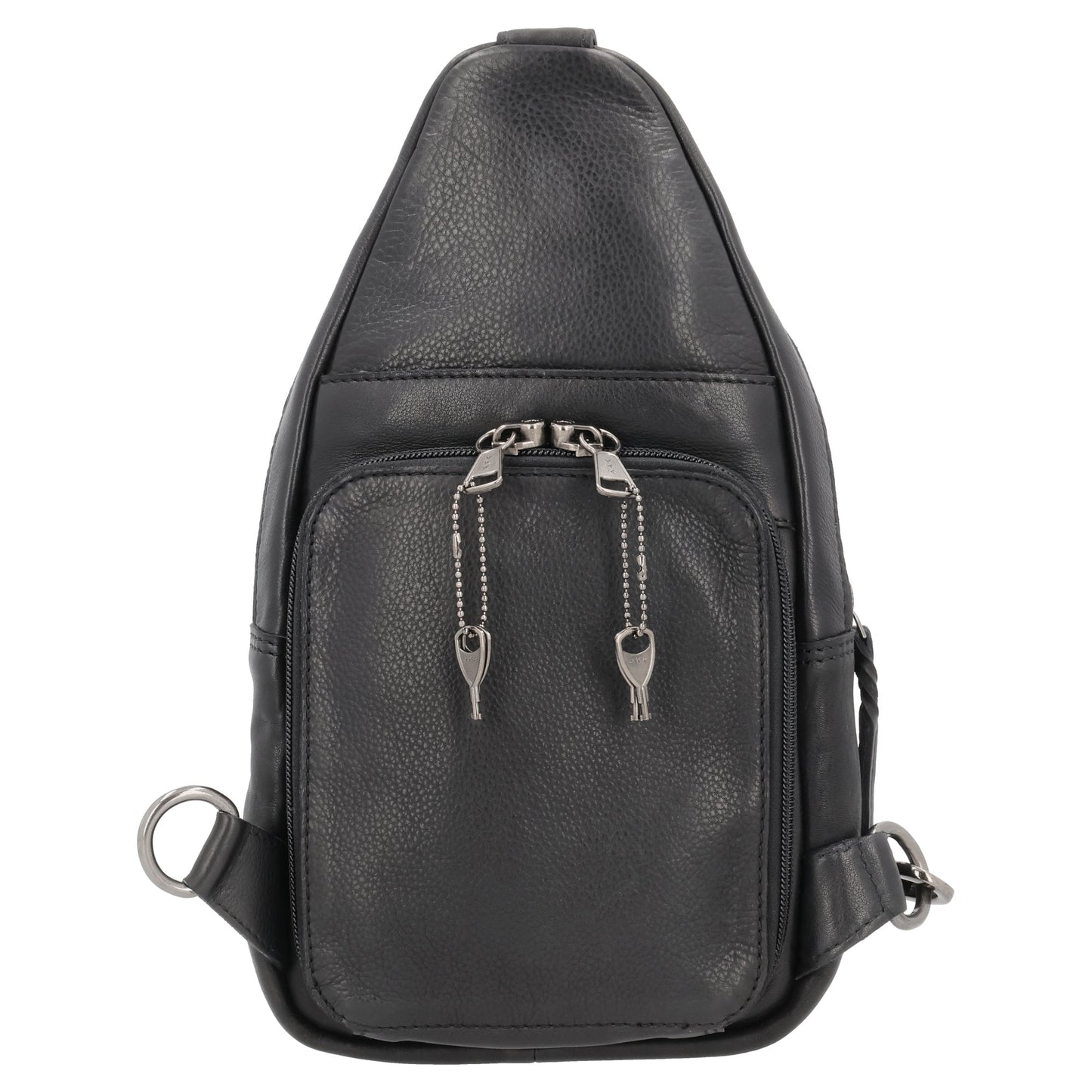 Concealed Carry Unisex Taylor Sling Leather Backpack by Lady Conceal