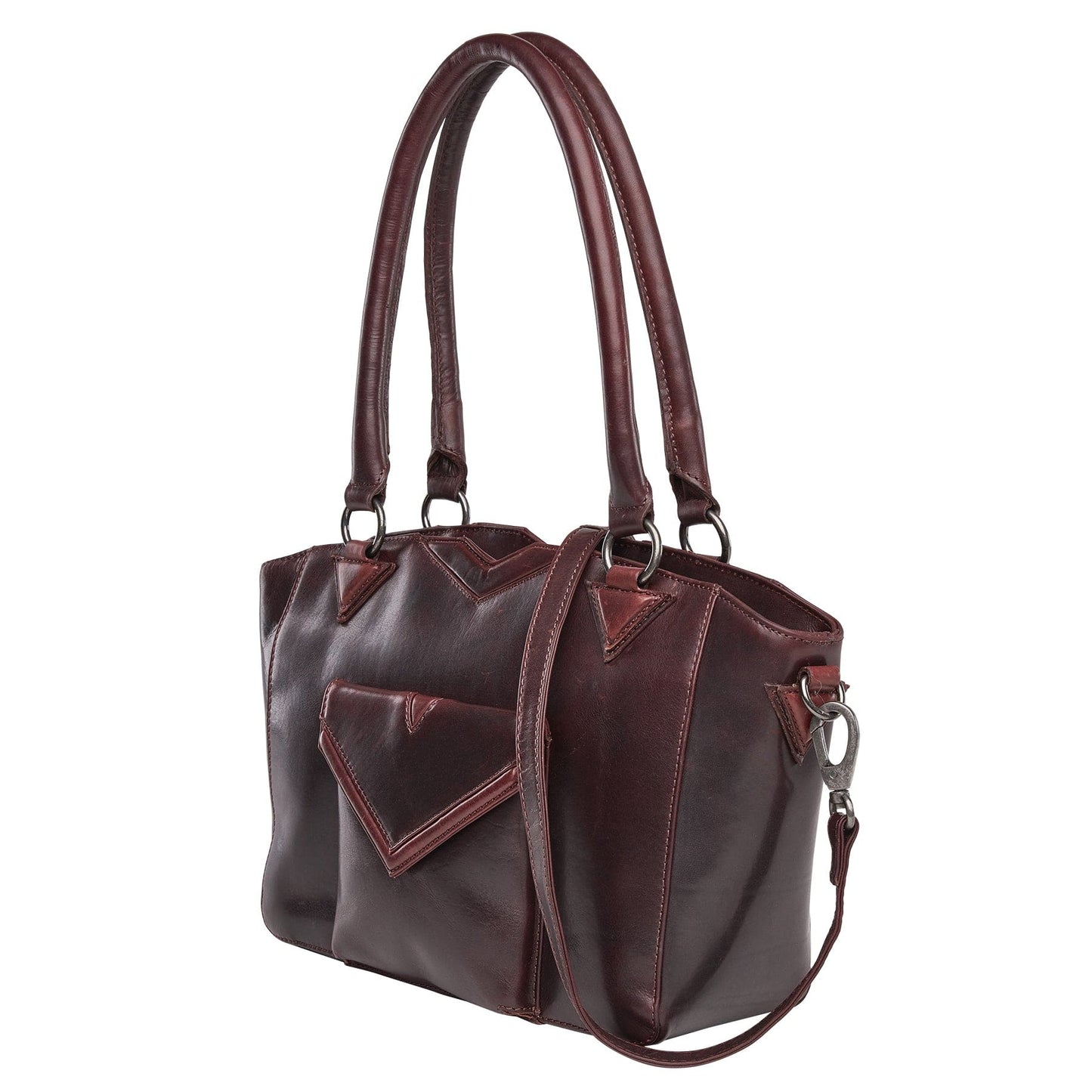 Concealed Carry Aubrey Leather Satchel by Lady Conceal