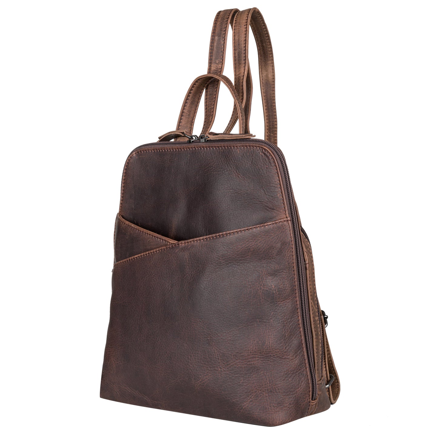 Concealed Carry Jayden Leather Backpack by Lady Conceal