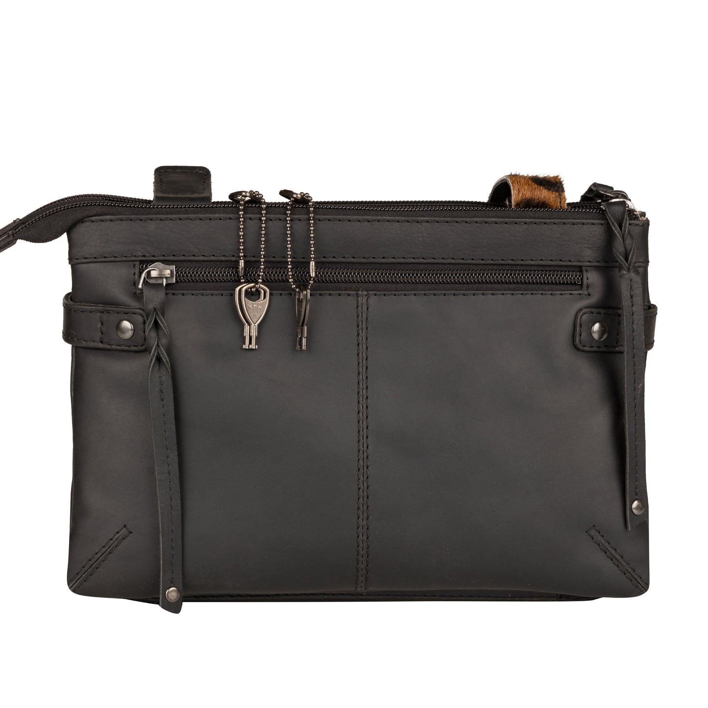 Concealed Carry Paige Hair-on Leather Crossbody by Lady Conceal