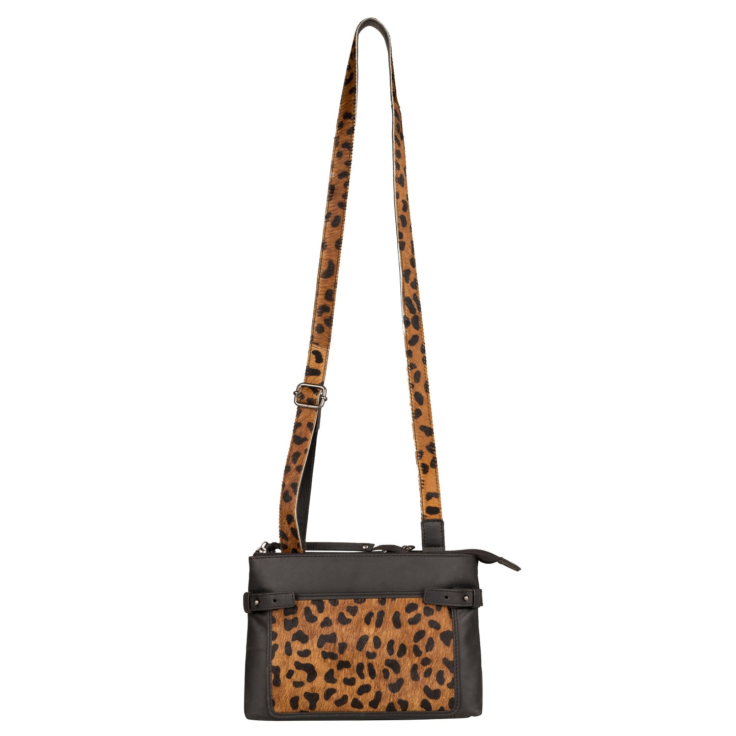 Concealed Carry Paige Hair-on Leather Crossbody by Lady Conceal