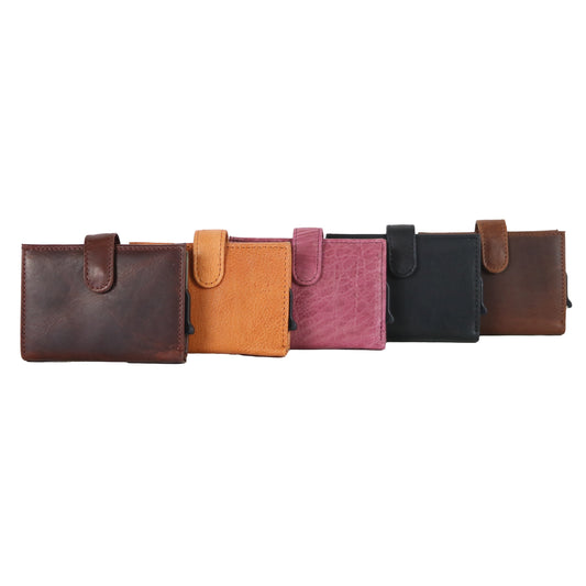 Nova RFID Compact Leather Wallet by Lady Conceal