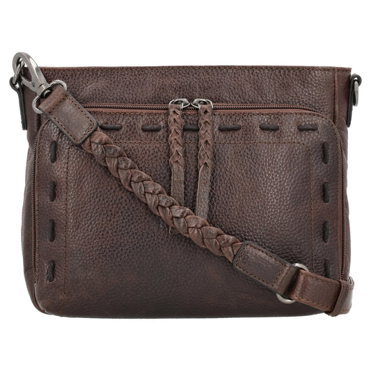 Concealed Carry Zoe Leather Crossbody by Lady Conceal