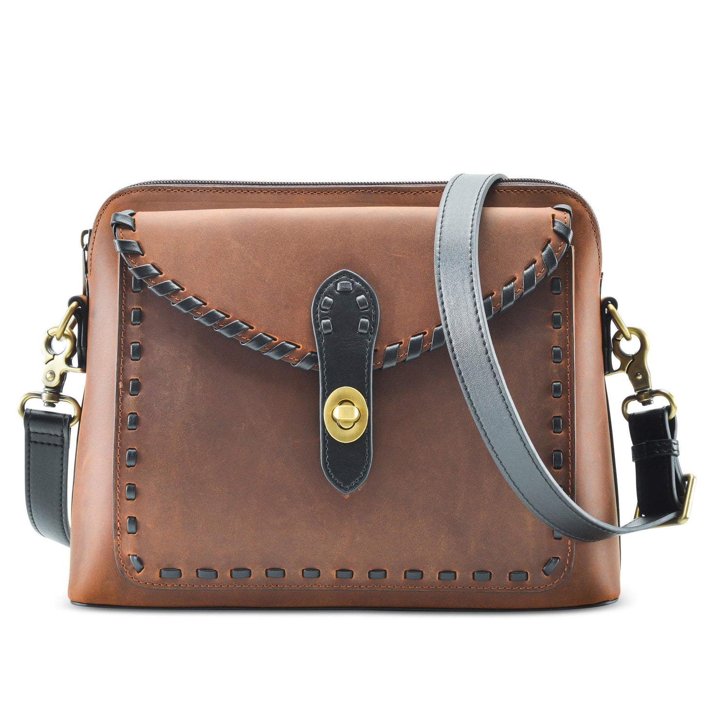 Concealed Carry Evelyn Leather Crossbody by Lady Conceal