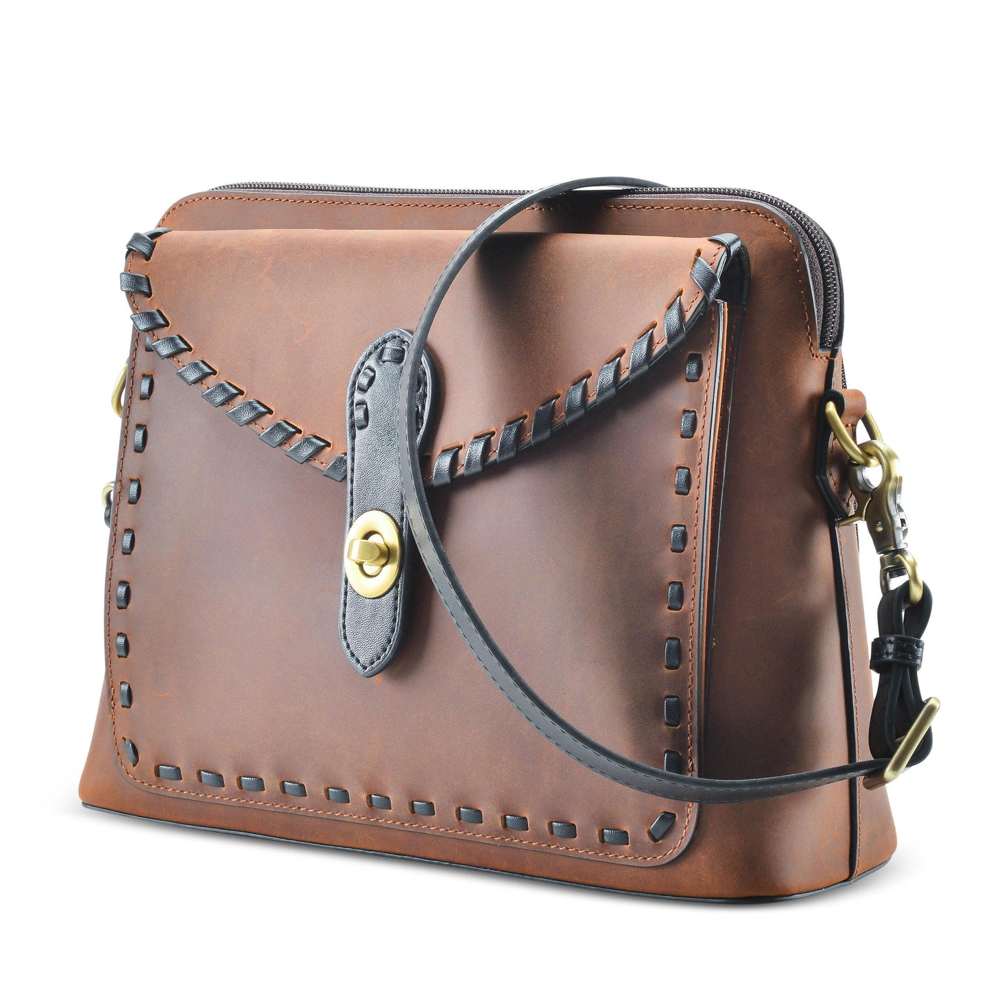 Concealed Carry Evelyn Leather Crossbody by Lady Conceal