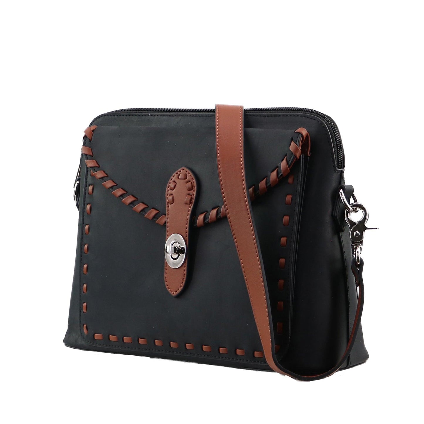 Concealed Carry Evelyn Leather Crossbody by Lady Conceal