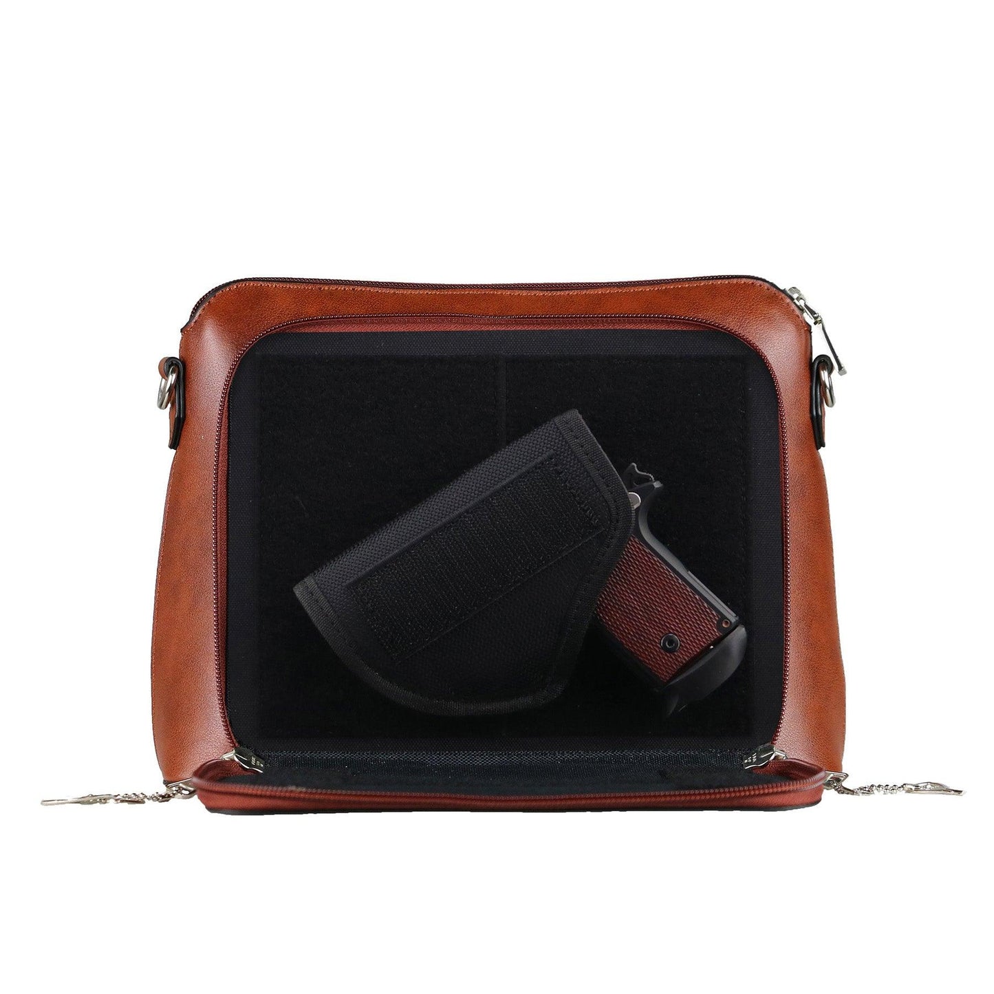 Concealed Carry Evelyn Leather Crossbody by Lady Conceal