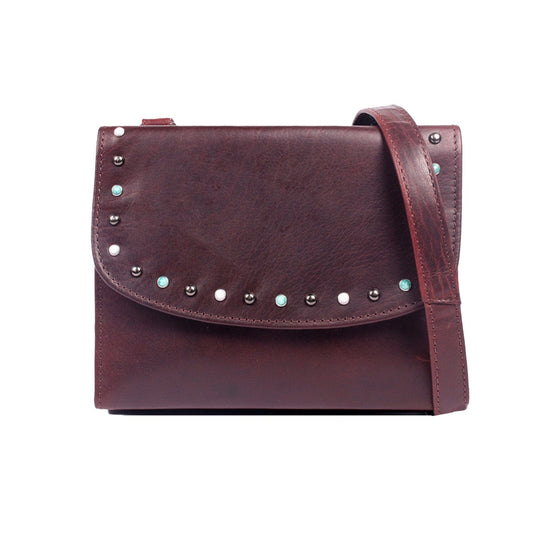 Concealed Carry Raelynn Buffalo Leather Crossbody RFID Organizer by Lady Conceal