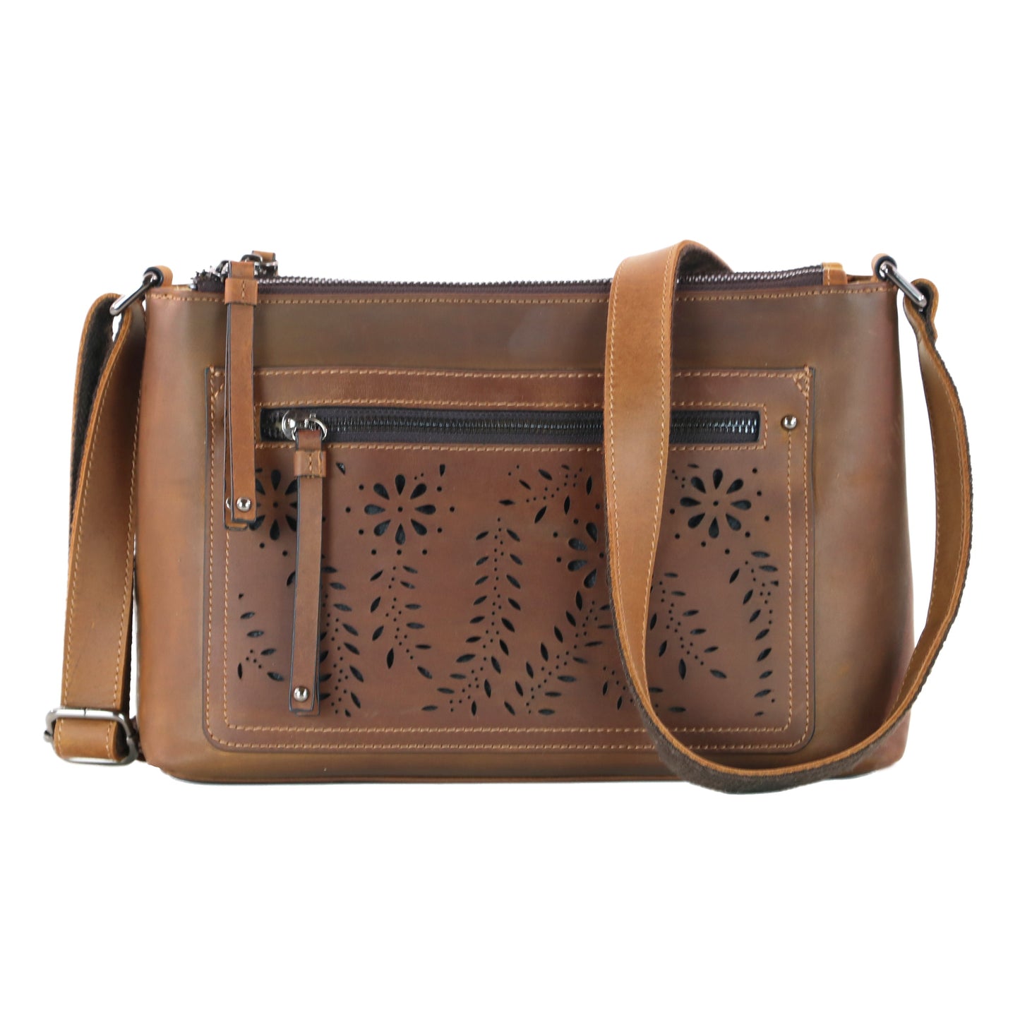 Concealed Carry Brynlee Leather Crossbody by Lady Conceal