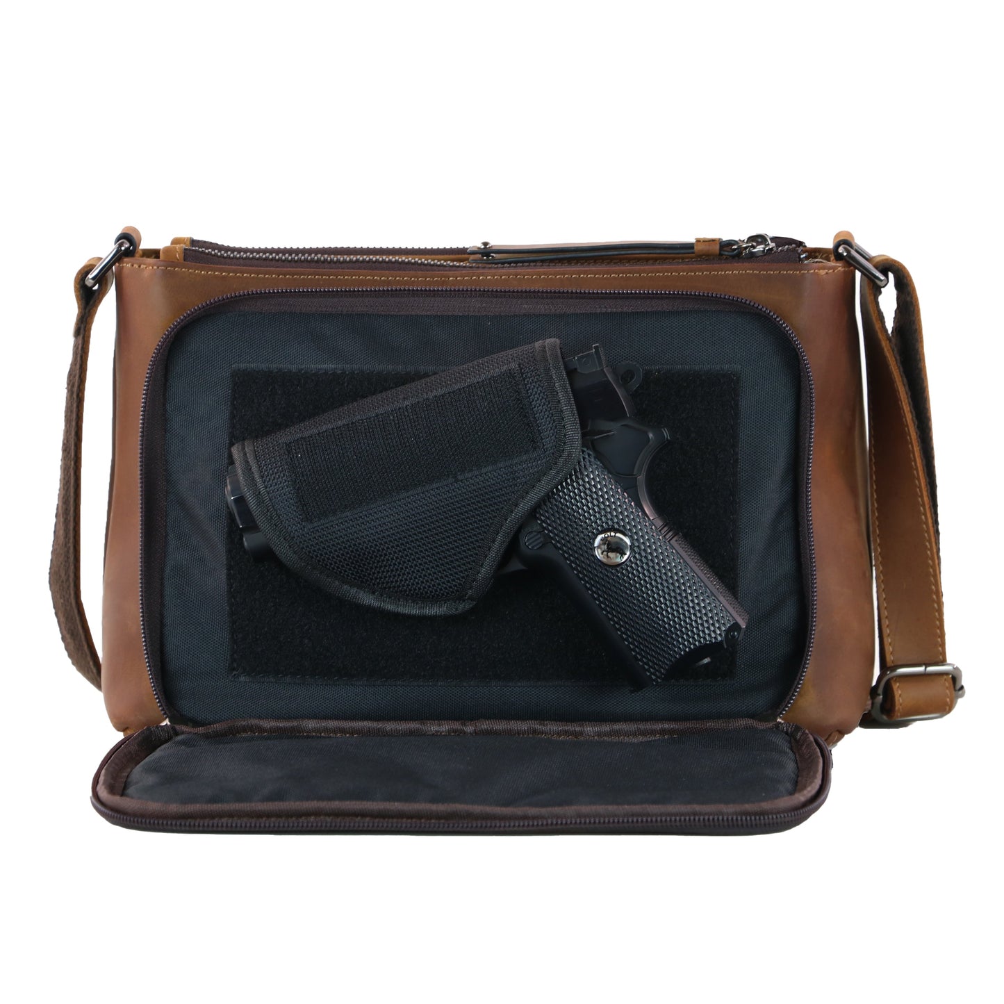 Concealed Carry Brynlee Leather Crossbody by Lady Conceal