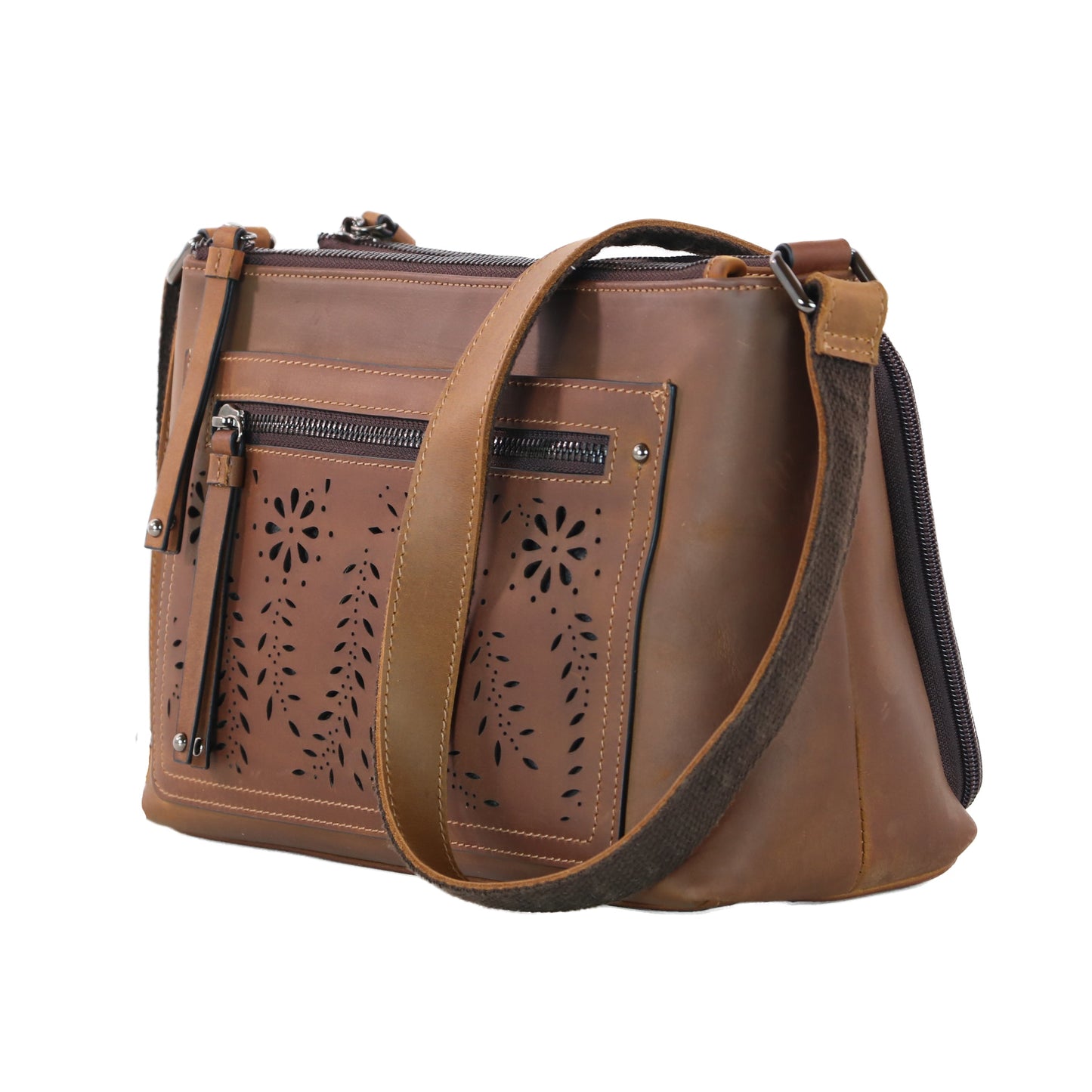 Concealed Carry Brynlee Leather Crossbody by Lady Conceal