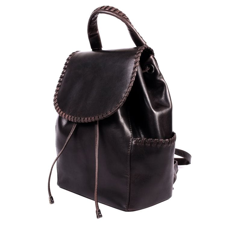 Concealed Carry Allie Leather Backpack by Lady Conceal