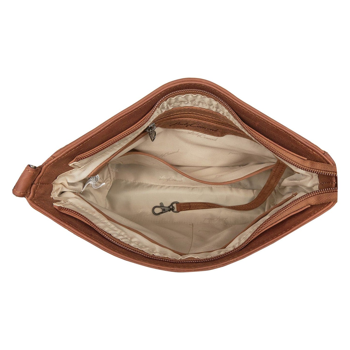 Concealed Carry Brynn Leather Crossbody by Lady Conceal