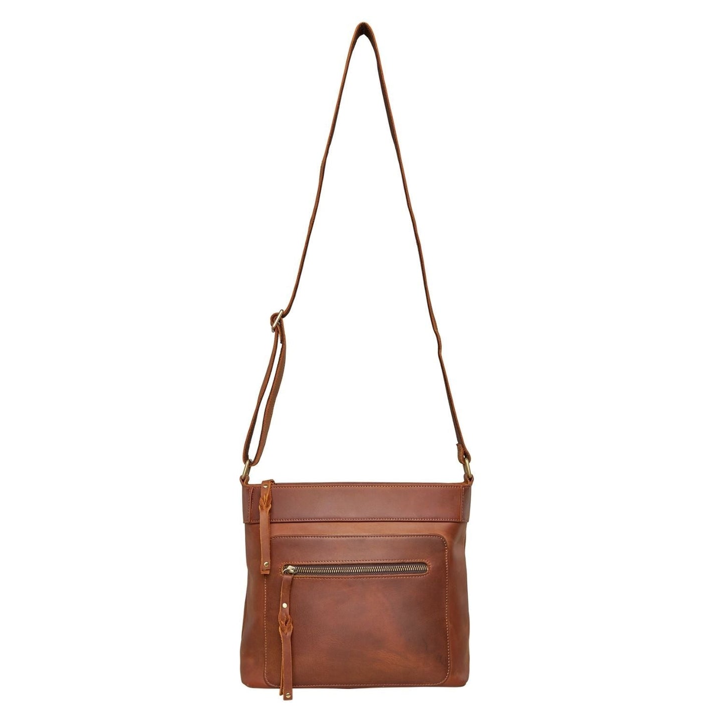 Concealed Carry Delaney Leather Crossbody by Lady Conceal