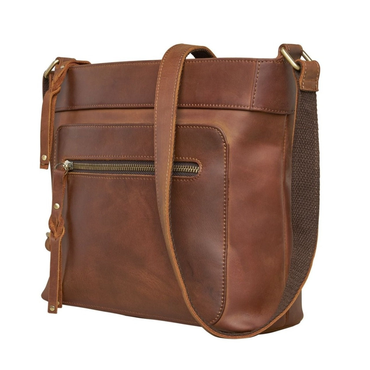 Concealed Carry Delaney Leather Crossbody by Lady Conceal