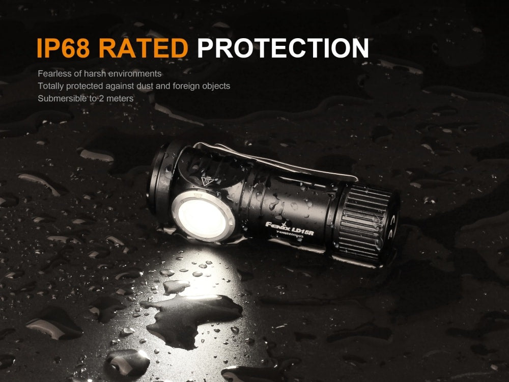 Fenix LD15R Right-Angled Rechargeable LED Flashlight