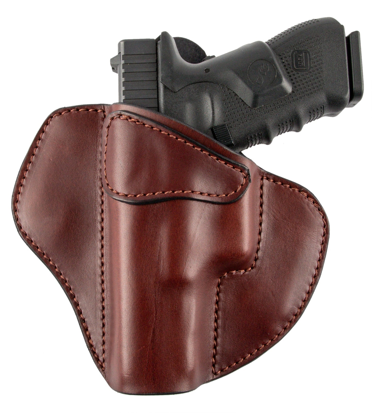 Ultimate Leather Holster 2 Slot OWB | Made in USA | Lifetime Warranty | For GLOCK 17 19 22 26 32 33 / S&W M&P Shield / Springfield XD & XDS / Plus All Similar Sized Handguns