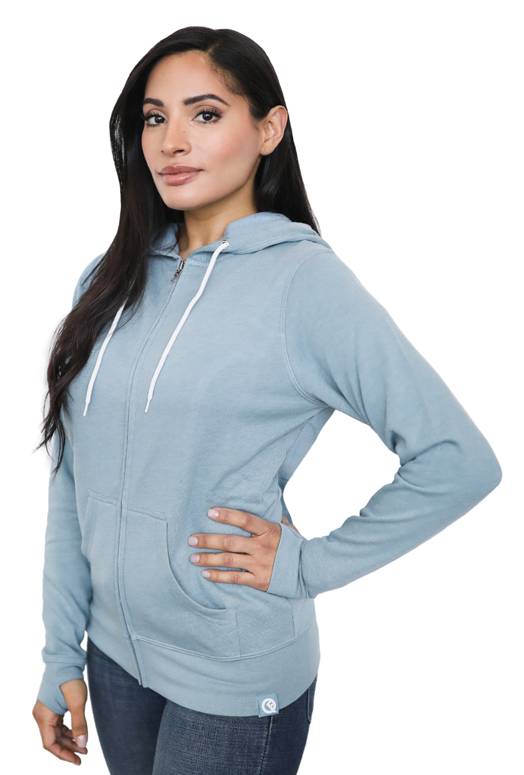 Women's Hero Hoodie Lite (Misty Blue)