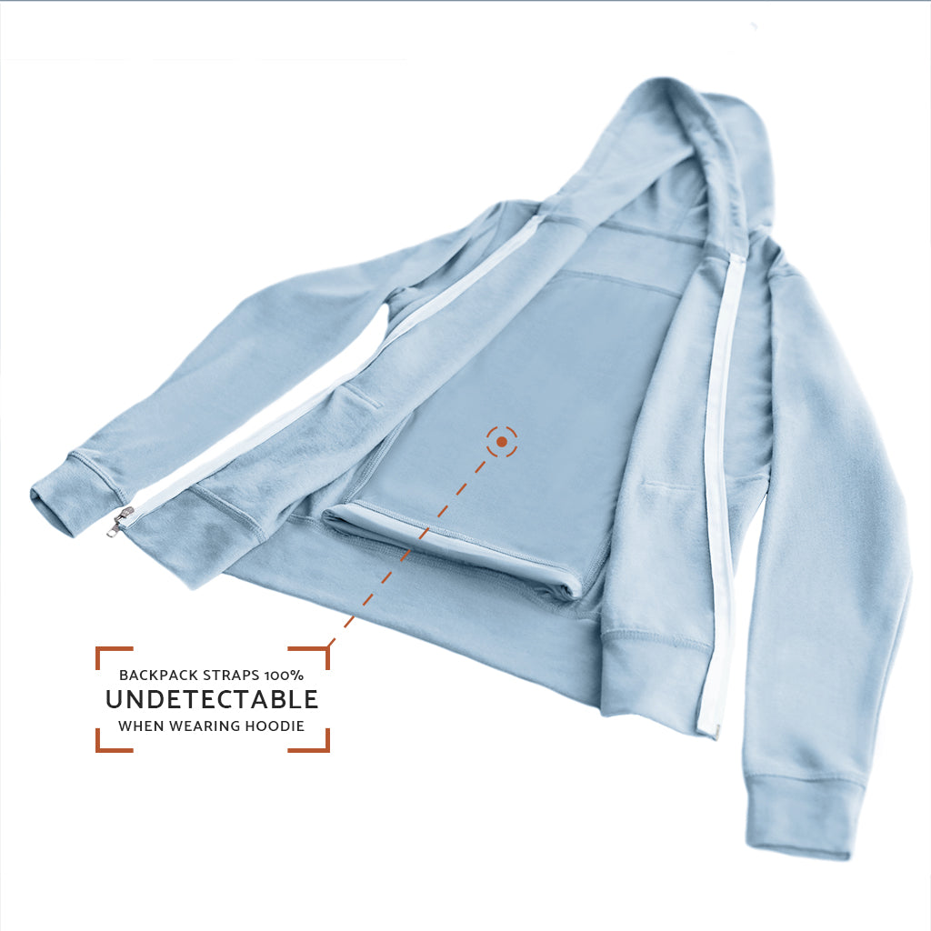 Women's Hero Hoodie Lite (Misty Blue)