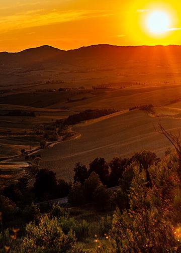 Rolling Hills Sunset