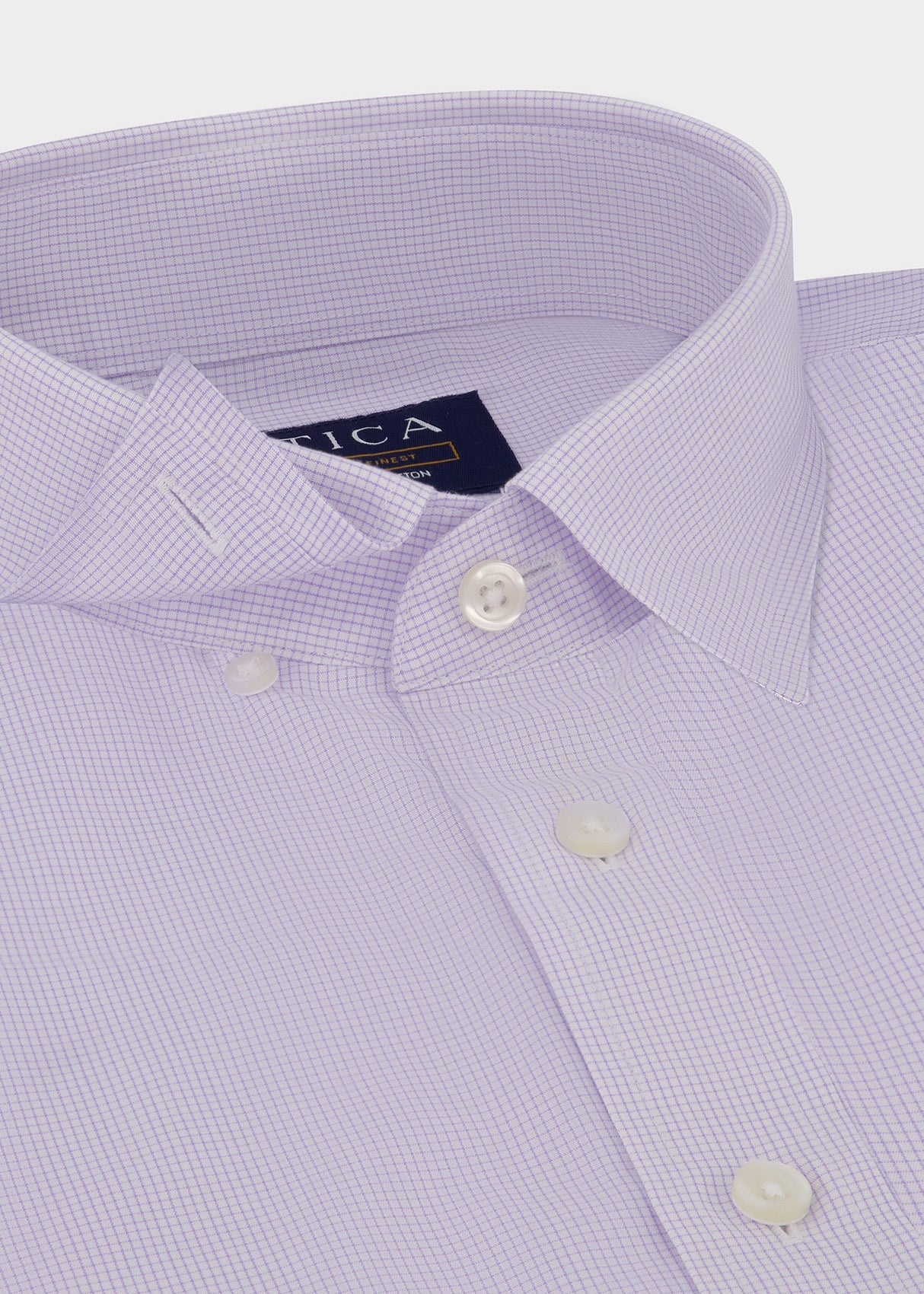 EVERYDAY Lavender Micro Grid Shirt