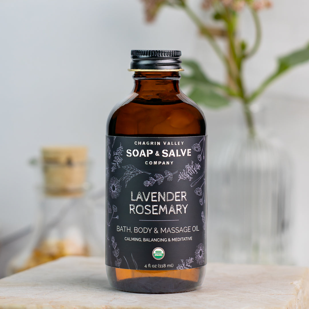 Bath & Body Oil: Lavender Rosemary