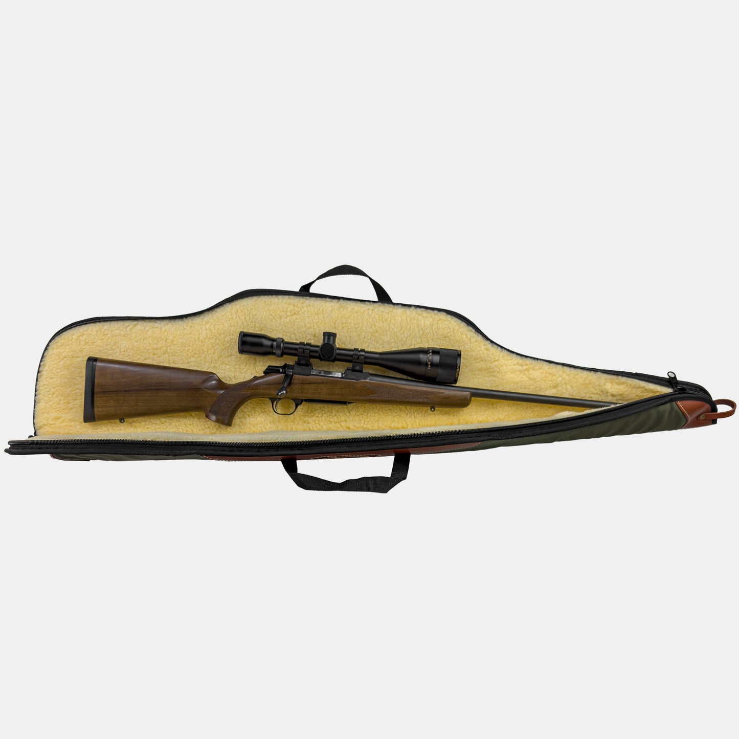 Leather & Canvas Long Gun Case