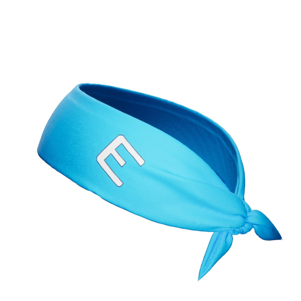 Light Blue Tie Headband