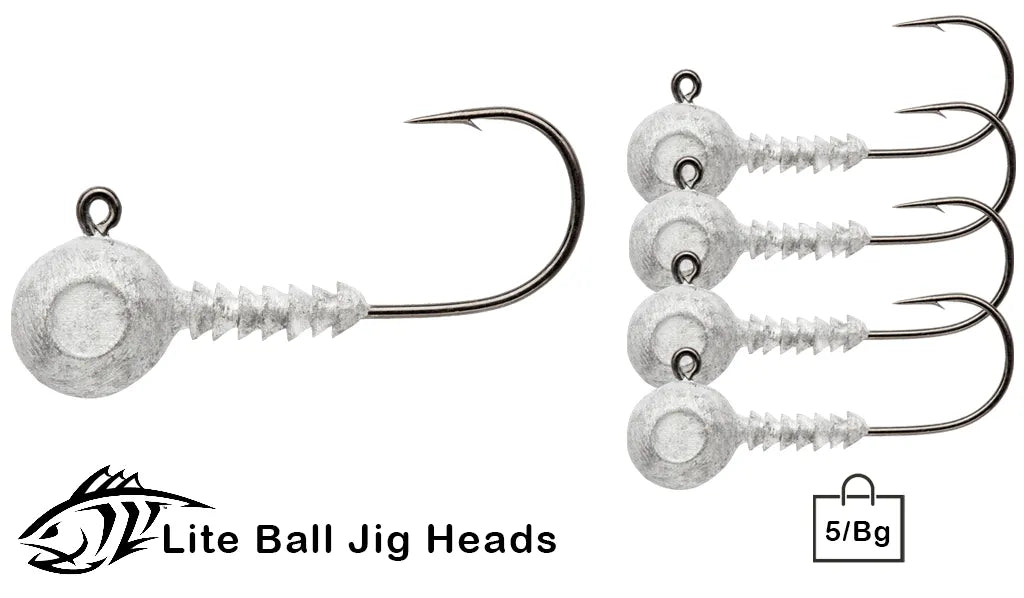 Lite Jig Heads - 5/Bag