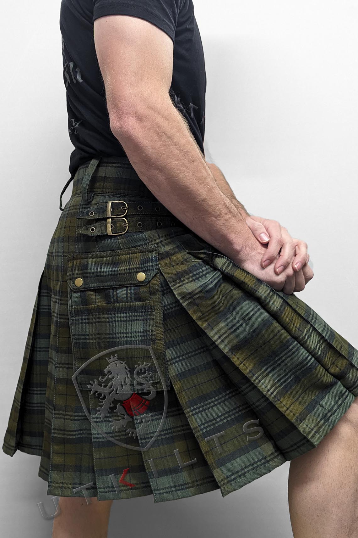 Standard Black Watch Weathered Tartan Utility Kilt