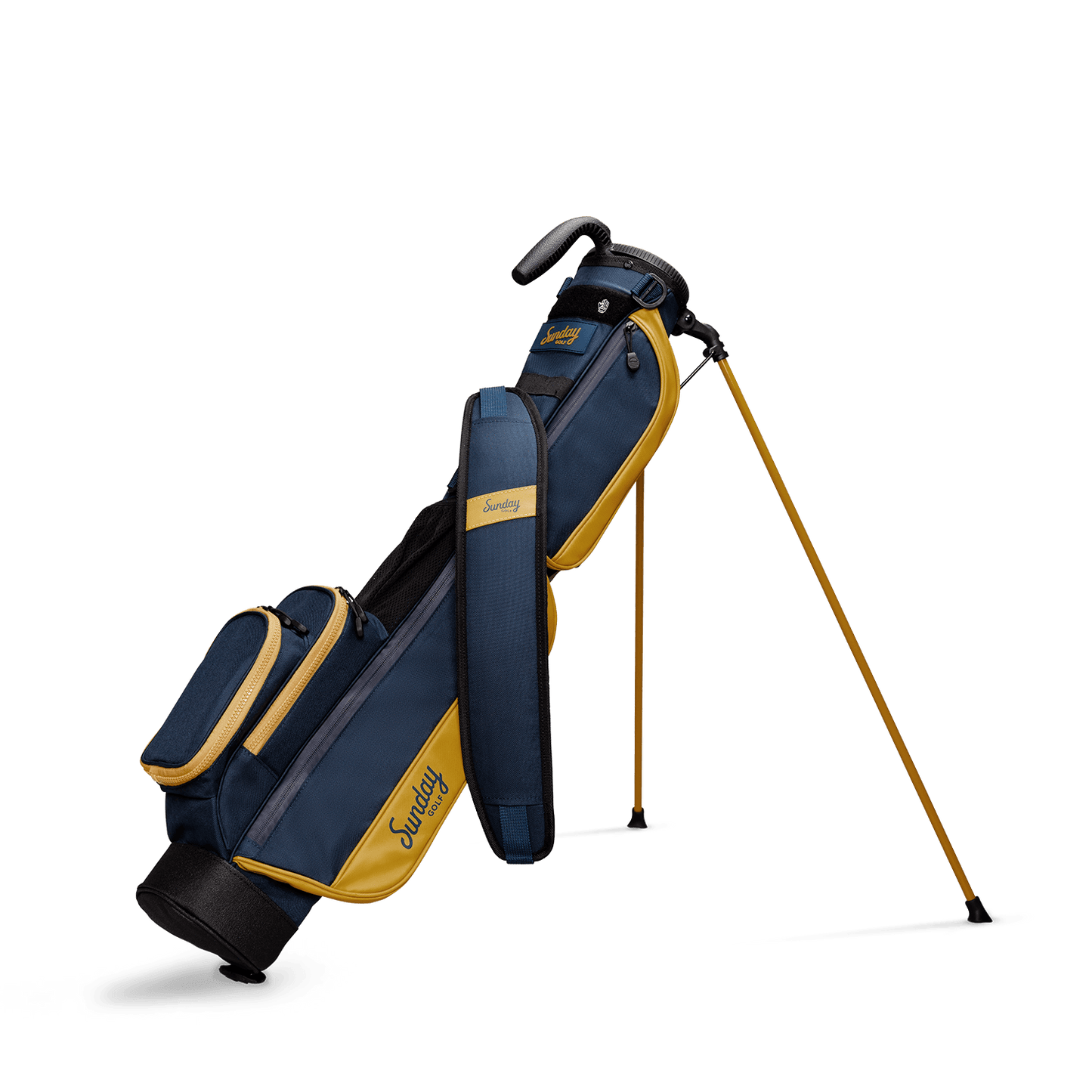 The Loma | Navy + Gold Par 3 Bag