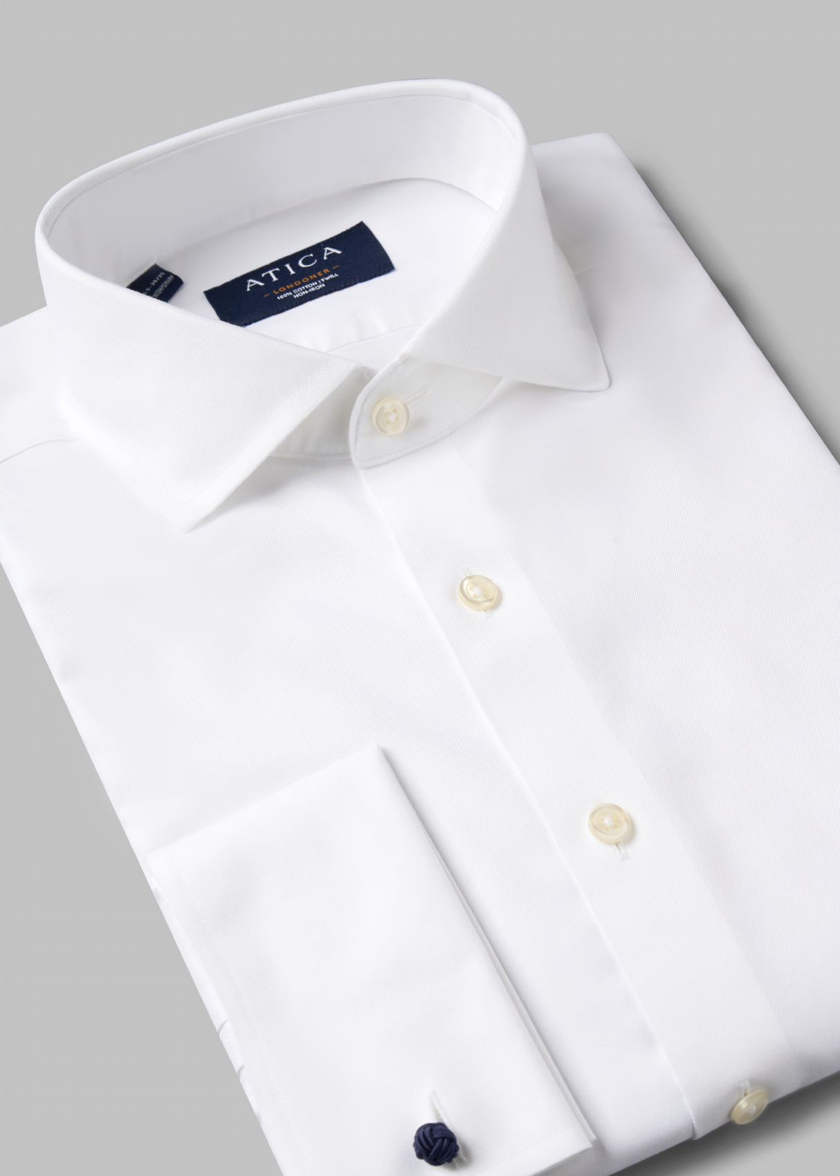 Londoner French Cuff White Shirt