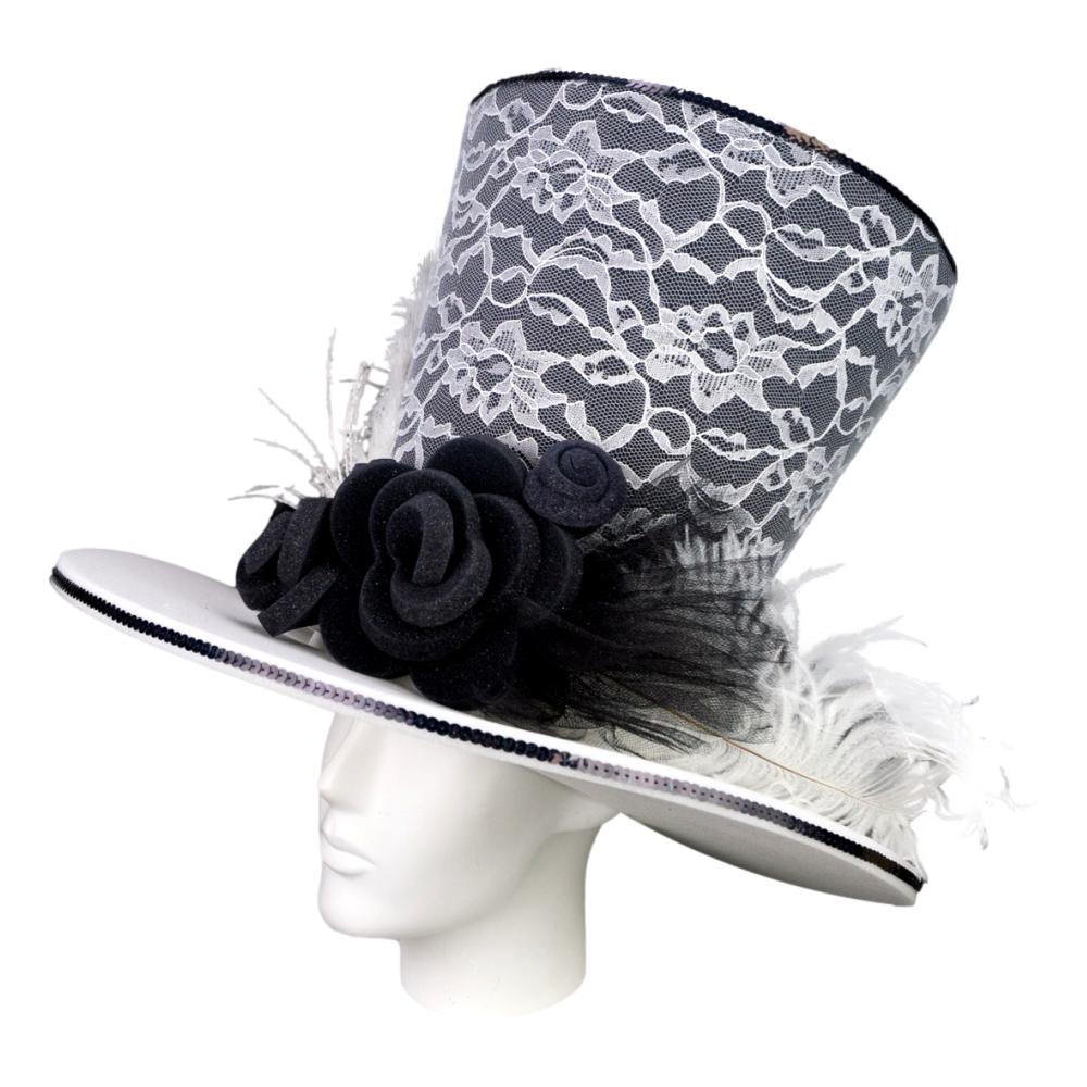 Luxurious Derby Wide Top Hat