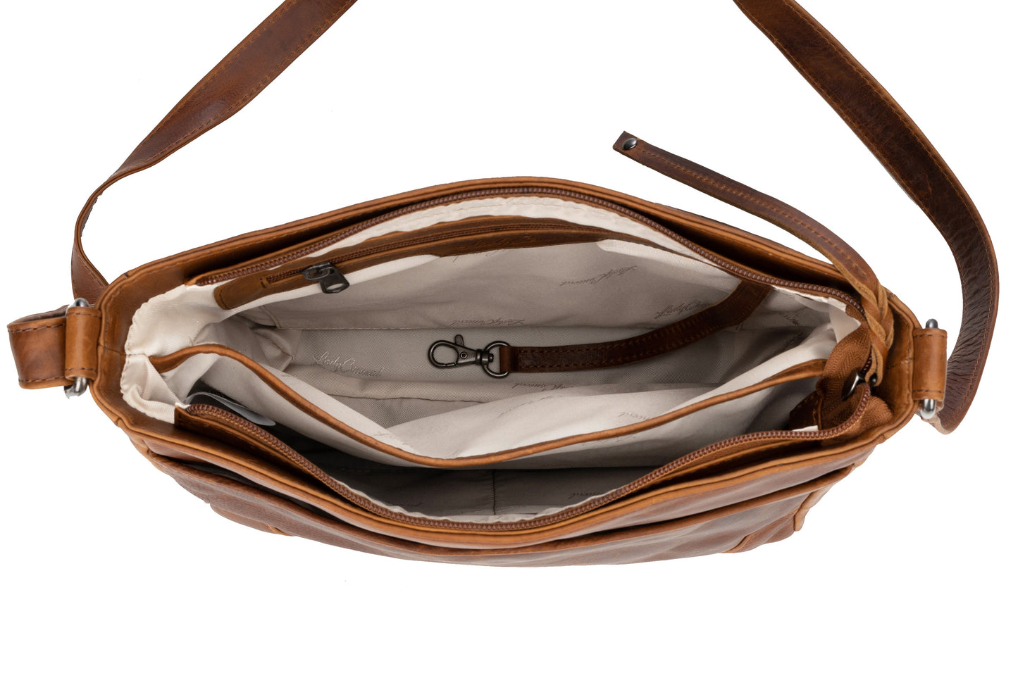 Concealed Carry Lydia Leather Crossbody by Lady Conceal